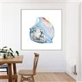 Picture of Watercolor shell I _GroupedProduct_Square_Canvas_Framed_