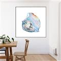 Picture of Watercolor shell I _GroupedProduct_Square_Canvas_Framed_