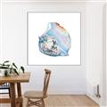 Picture of Watercolor shell I _GroupedProduct_Square_Canvas_Framed_