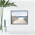 Picture of Grass and Sand  _GroupedProduct_Rectangle_Landscape_Canvas_Framed_