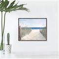Picture of Grass and Sand  _GroupedProduct_Rectangle_Landscape_Canvas_Framed_
