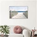 Picture of Grass and Sand  _GroupedProduct_Rectangle_Landscape_Canvas_Framed_