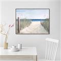 Picture of Grass and Sand  _GroupedProduct_Rectangle_Landscape_Canvas_Framed_