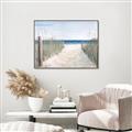 Picture of Grass and Sand  _GroupedProduct_Rectangle_Landscape_Canvas_Framed_