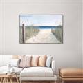 Picture of Grass and Sand  _GroupedProduct_Rectangle_Landscape_Canvas_Framed_