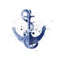 Picture of Blue Anchor _GroupedProduct_Square_Unframed_Print_Only_