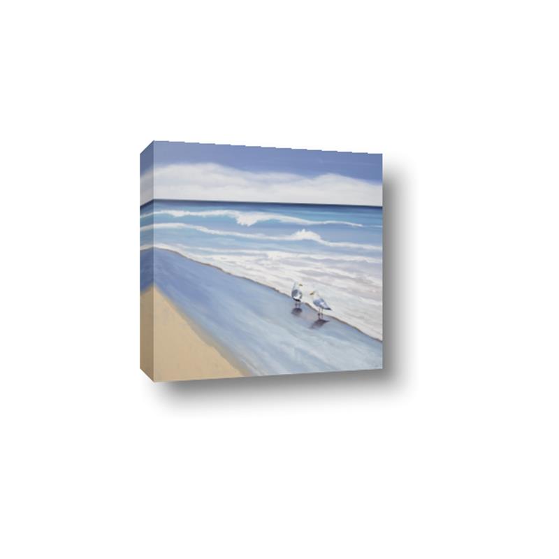 Picture of Seaqgulls at shore _GroupedProduct_Square_Canvas_