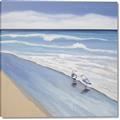 Picture of Seaqgulls at shore _GroupedProduct_Square_Canvas_