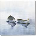 Picture of Boats on a Lake I _GroupedProduct_Square_Canvas_