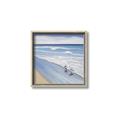 Picture of Seaqgulls at shore _GroupedProduct_Square_Canvas_Framed_