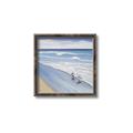 Picture of Seaqgulls at shore _GroupedProduct_Square_Canvas_Framed_