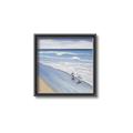 Picture of Seaqgulls at shore _GroupedProduct_Square_Canvas_Framed_