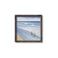 Picture of Seaqgulls at shore _GroupedProduct_Square_Canvas_Framed_