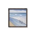 Picture of Seaqgulls at shore _GroupedProduct_Square_Canvas_Framed_