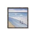 Picture of Seaqgulls at shore _GroupedProduct_Square_Canvas_Framed_