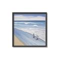 Picture of Seaqgulls at shore _GroupedProduct_Square_Canvas_Framed_