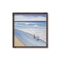 Picture of Seaqgulls at shore _GroupedProduct_Square_Canvas_Framed_