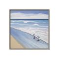 Picture of Seaqgulls at shore _GroupedProduct_Square_Canvas_Framed_