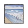 Picture of Seaqgulls at shore _GroupedProduct_Square_Canvas_Framed_
