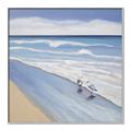 Picture of Seaqgulls at shore _GroupedProduct_Square_Canvas_Framed_