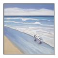 Picture of Seaqgulls at shore _GroupedProduct_Square_Canvas_Framed_