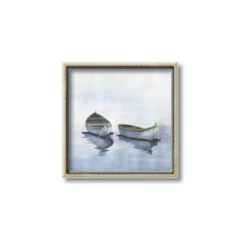 Picture of Boats on a Lake I _GroupedProduct_Square_Canvas_Framed_