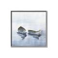 Picture of Boats on a Lake I _GroupedProduct_Square_Canvas_Framed_