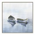Picture of Boats on a Lake I _GroupedProduct_Square_Canvas_Framed_