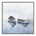 Picture of Boats on a Lake I _GroupedProduct_Square_Canvas_Framed_