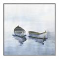 Picture of Boats on a Lake I _GroupedProduct_Square_Canvas_Framed_