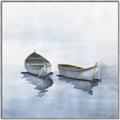 Picture of Boats on a Lake I _GroupedProduct_Square_Canvas_Framed_