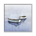 Picture of Boats on a lake ll _GroupedProduct_Square_Canvas_Framed_