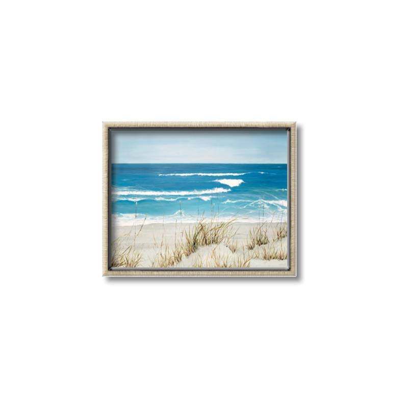 Picture of Coastal sea grass _GroupedProduct_Rectangle_Landscape_Canvas_Framed_