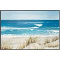 Picture of Coastal sea grass _GroupedProduct_Rectangle_Landscape_Canvas_Framed_