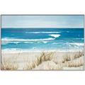 Picture of Coastal sea grass _GroupedProduct_Rectangle_Landscape_Canvas_Framed_