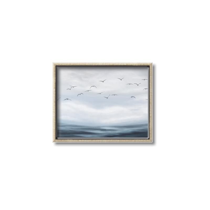 Picture of Flying Birds in the Sky   _GroupedProduct_Rectangle_Landscape_Canvas_Framed_