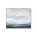 Picture of Flying Birds in the Sky   _GroupedProduct_Rectangle_Landscape_Canvas_Framed_
