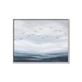 Picture of Flying Birds in the Sky   _GroupedProduct_Rectangle_Landscape_Canvas_Framed_