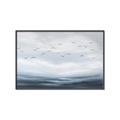 Picture of Flying Birds in the Sky   _GroupedProduct_Rectangle_Landscape_Canvas_Framed_