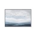Picture of Flying Birds in the Sky   _GroupedProduct_Rectangle_Landscape_Canvas_Framed_