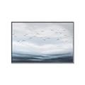 Picture of Flying Birds in the Sky   _GroupedProduct_Rectangle_Landscape_Canvas_Framed_