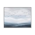 Picture of Flying Birds in the Sky   _GroupedProduct_Rectangle_Landscape_Canvas_Framed_