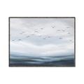 Picture of Flying Birds in the Sky   _GroupedProduct_Rectangle_Landscape_Canvas_Framed_