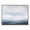 Picture of Flying Birds in the Sky   _GroupedProduct_Rectangle_Landscape_Canvas_Framed_