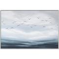Picture of Flying Birds in the Sky   _GroupedProduct_Rectangle_Landscape_Canvas_Framed_