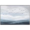 Picture of Flying Birds in the Sky   _GroupedProduct_Rectangle_Landscape_Canvas_Framed_