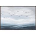 Picture of Flying Birds in the Sky   _GroupedProduct_Rectangle_Landscape_Canvas_Framed_