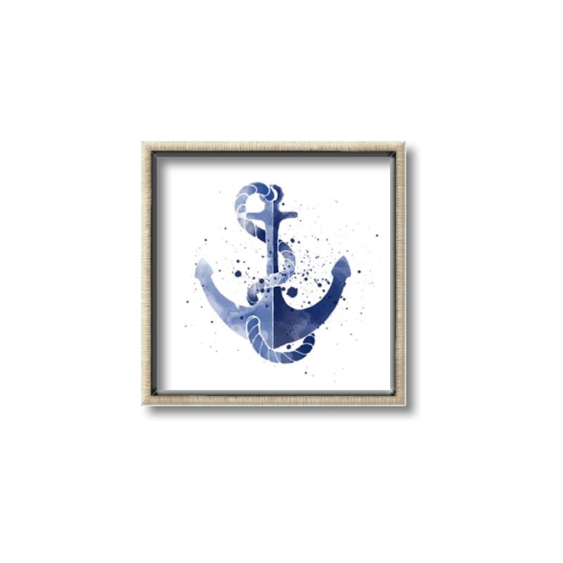 Picture of Blue Anchor _GroupedProduct_Square_Canvas_Framed_