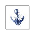 Picture of Blue Anchor _GroupedProduct_Square_Canvas_Framed_