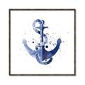Picture of Blue Anchor _GroupedProduct_Square_Canvas_Framed_